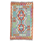 125 x 84 cm Hand-Woven Afghan Kilim