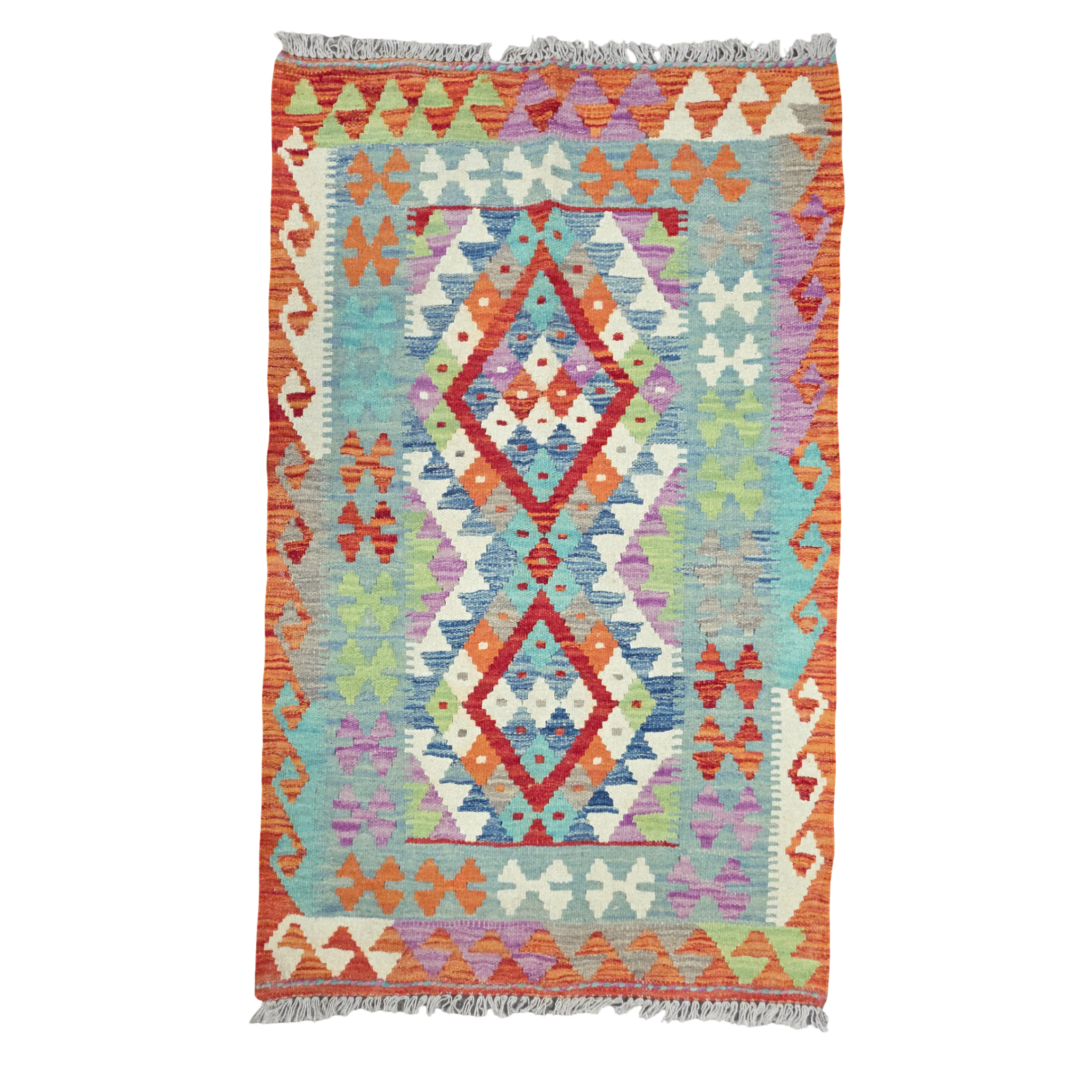 125 x 84 cm Hand-Woven Afghan Kilim