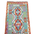 125 x 84 cm Hand-Woven Afghan Kilim