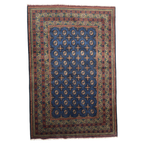 253 x 166 cm Hand-Knotted Afghan Akche Bokhara Rug