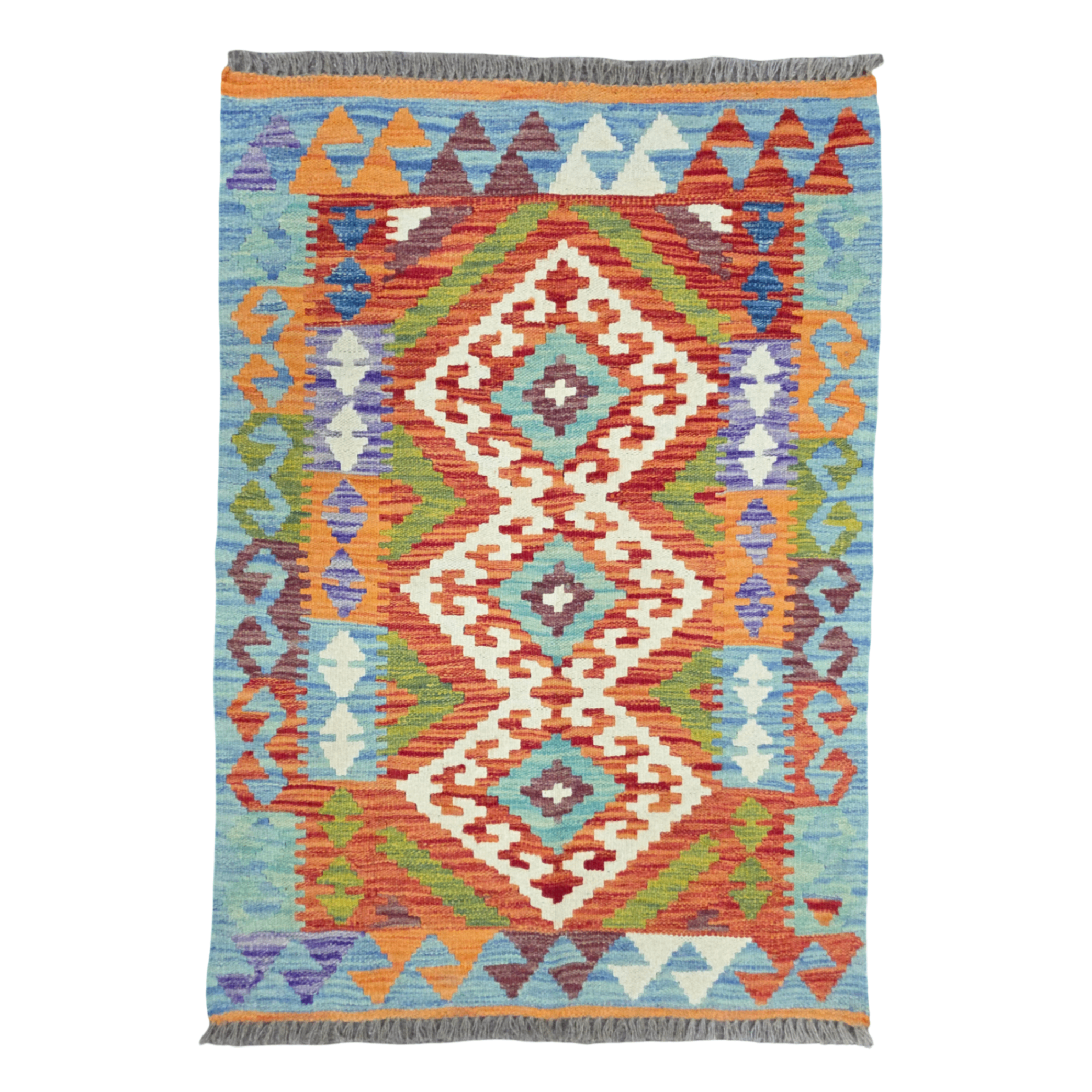 125 x 84 cm Hand-Woven Afghan Kilim