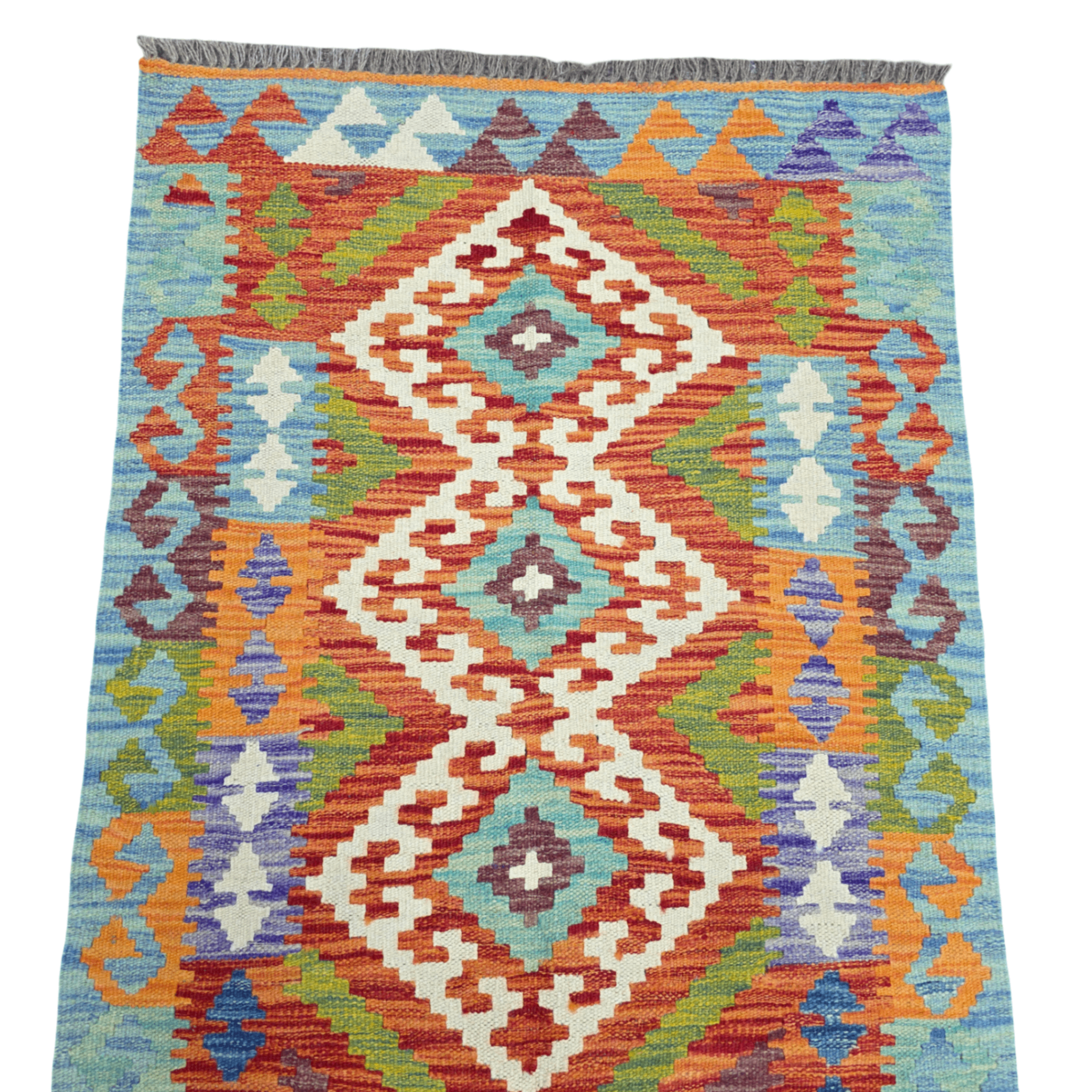 125 x 84 cm Hand-Woven Afghan Kilim