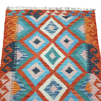 119 x 85 cm Hand-Woven Afghan Kilim