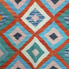 119 x 85 cm Hand-Woven Afghan Kilim