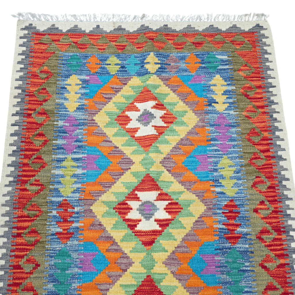125 x 84 cm Hand-Woven Afghan Kilim