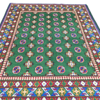 194 x 149 cm Hand-Woven Afghan Akche Rug