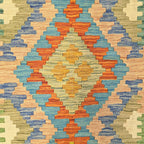 198 x 123 cm Hand Woven Afghan Kilim Rug