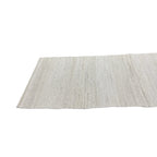 310 x 64 cm Handwoven Jute Runner Rug – Natural White Woven Texture