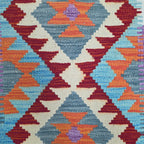 90 x 60 cm Hand-Woven Afghan Kilim