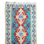 90 x 60 cm Hand-Woven Afghan Kilim