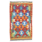 90 x 60 cm Hand-Woven Afghan Kilim
