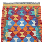 90 x 60 cm Hand-Woven Afghan Kilim