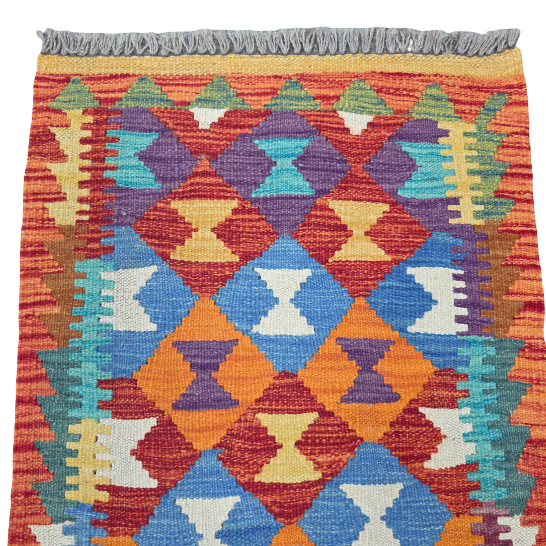90 x 60 cm Hand-Woven Afghan Kilim