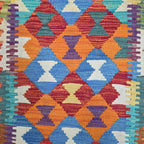 90 x 60 cm Hand-Woven Afghan Kilim