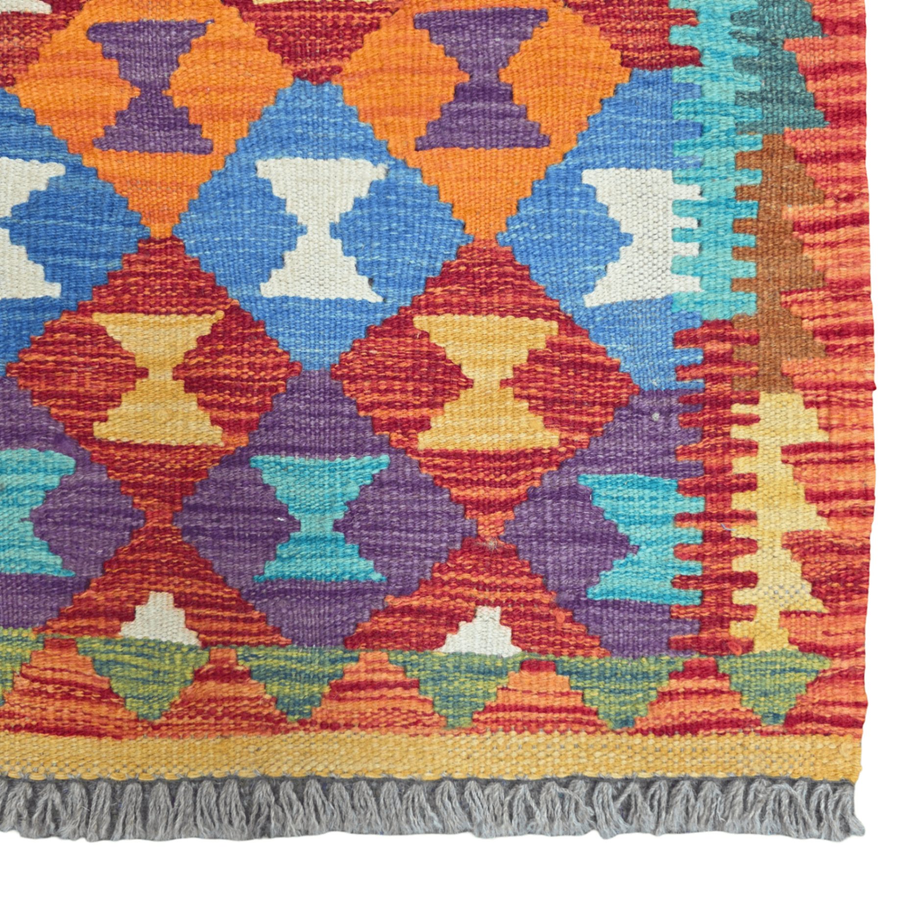 90 x 60 cm Hand-Woven Afghan Kilim