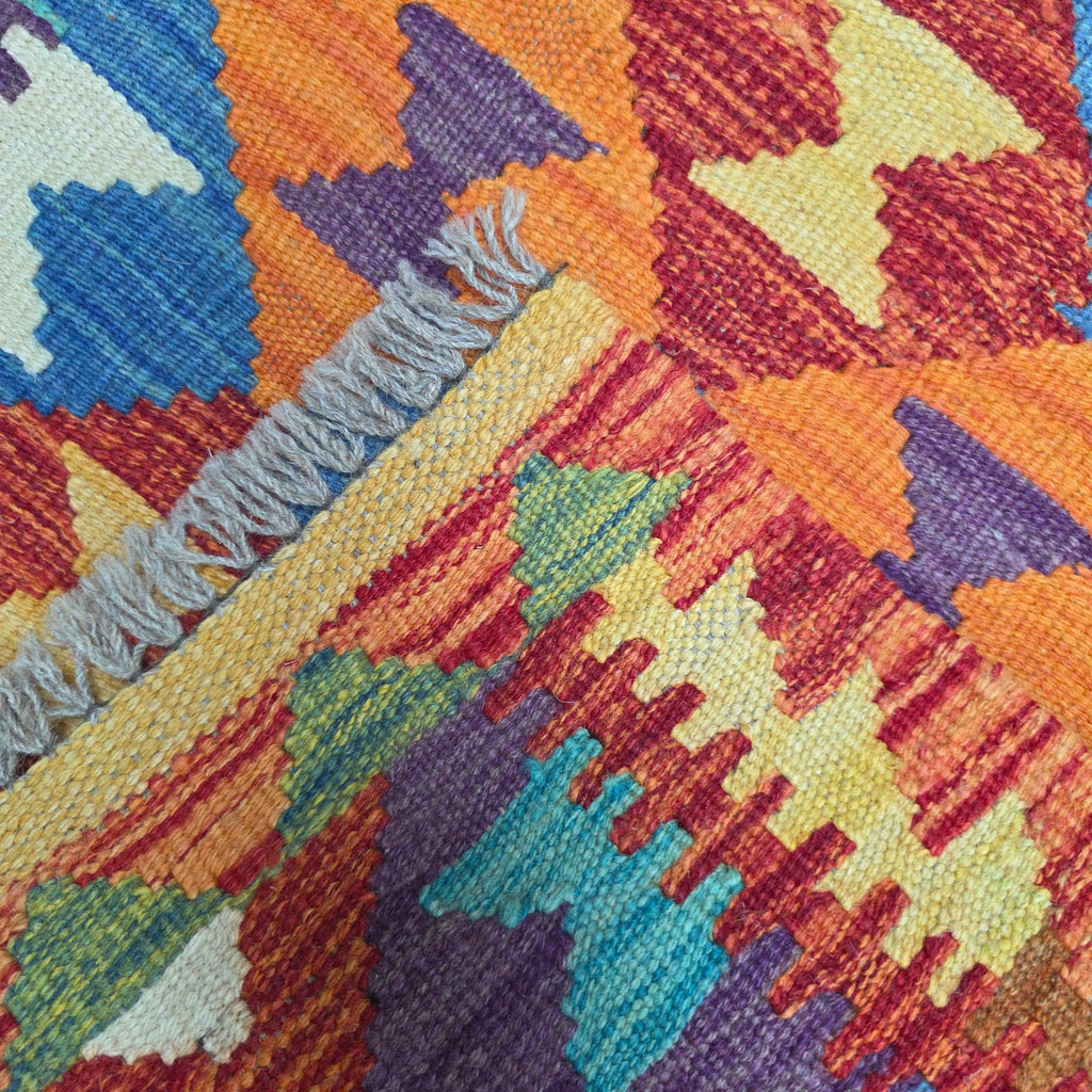 90 x 60 cm Hand-Woven Afghan Kilim