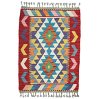 90 x 60 cm Hand-Woven Afghan Kilim