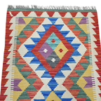90 x 60 cm Hand-Woven Afghan Kilim
