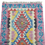 90 x 60 cm Hand-Woven Afghan Kilim