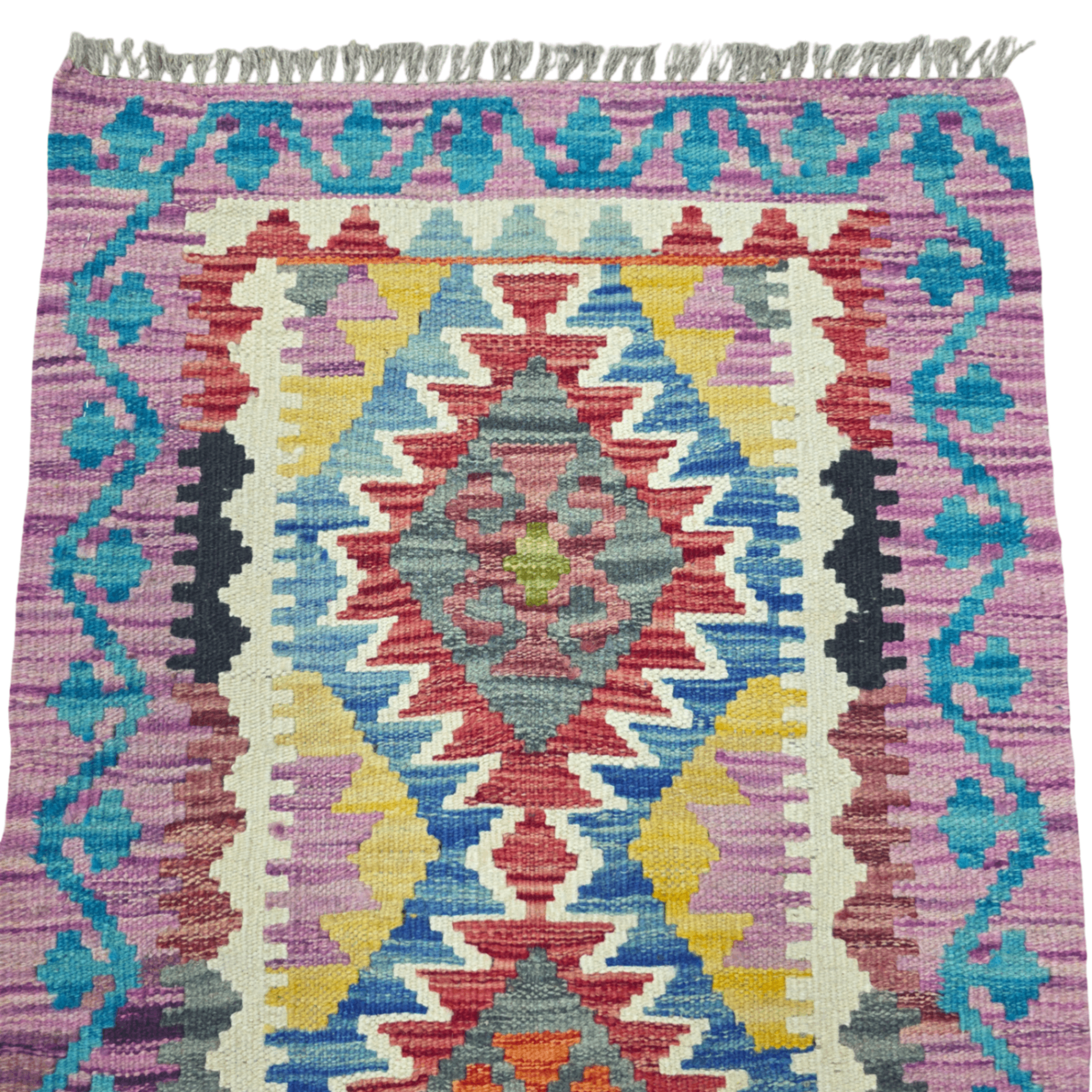 90 x 60 cm Hand-Woven Afghan Kilim
