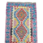 90 x 60 cm Hand-Woven Afghan Kilim