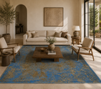 269 x 225 cm Hand-Knotted Ultra Vintage Persian Wool Rug