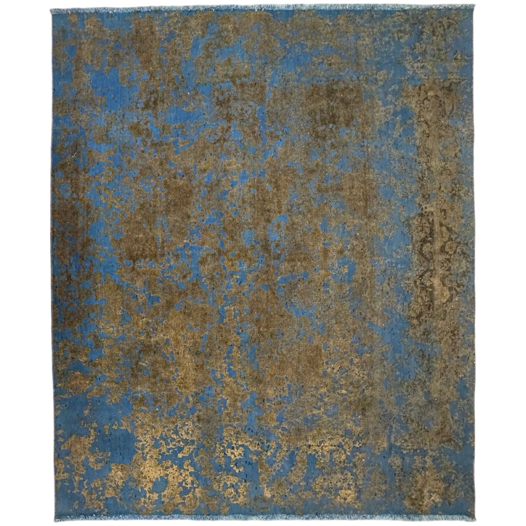 269 x 225 cm Hand-Knotted Ultra Vintage Persian Wool Rug