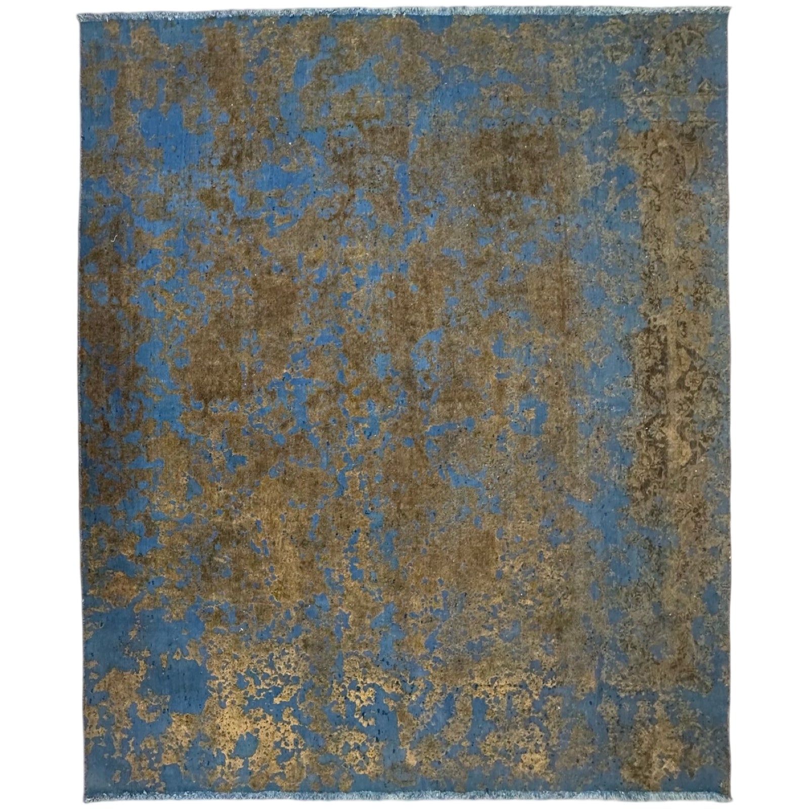 269 x 225 cm Hand-Knotted Ultra Vintage Persian Wool Rug