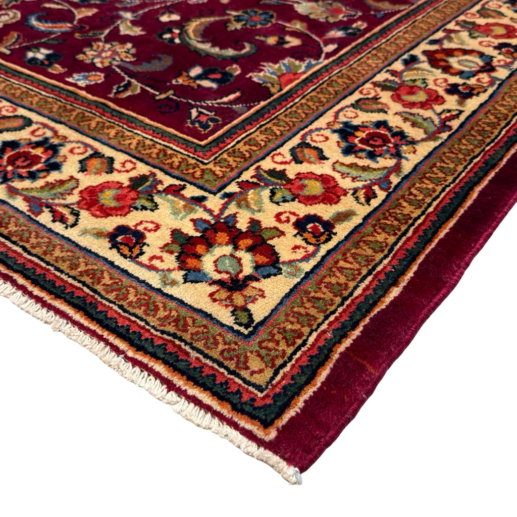 290 x 200 cm Hand-Knotted Persian Sarough All-Over Floral Rug