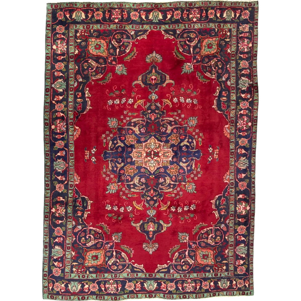 290 x 200 cm Hand-Knotted Persian Shah Abbasi Tabriz Rug