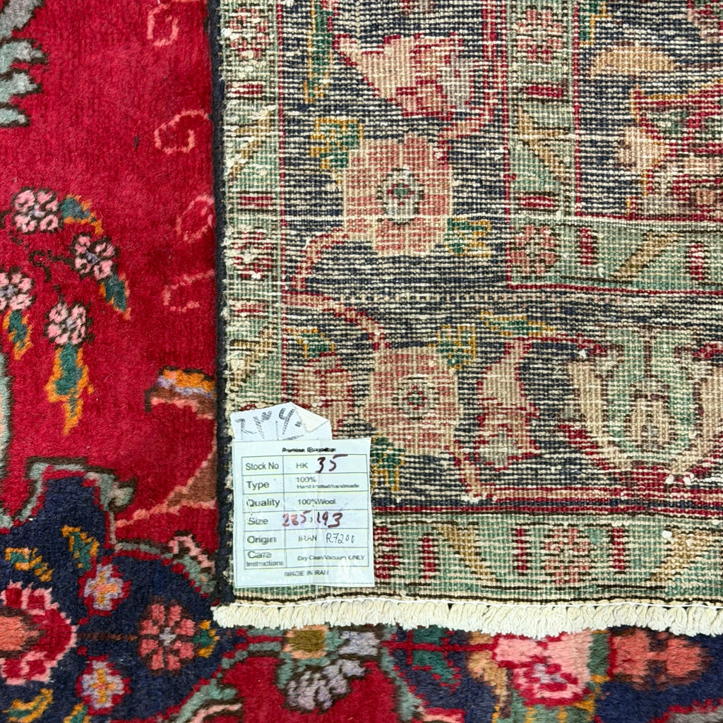 290 x 200 cm Hand-Knotted Persian Shah Abbasi Tabriz Rug