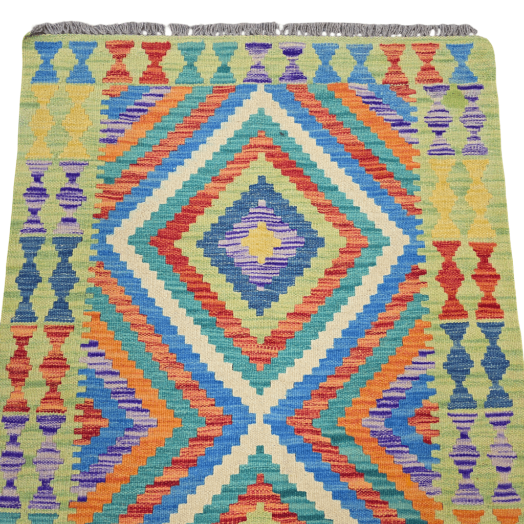 125 x 84 cm Hand Woven Afghan Kilim Rug