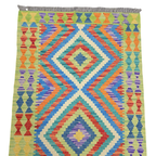 125 x 84 cm Hand Woven Afghan Kilim Rug