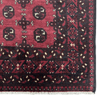 195 x 97 cm Hand-Knotted Afghan Bokhara Akche Rug