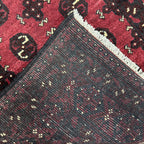 195 x 97 cm Hand-Knotted Afghan Bokhara Akche Rug