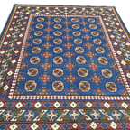 200 x 147 cm Hand-Woven Afghan Akche Rug