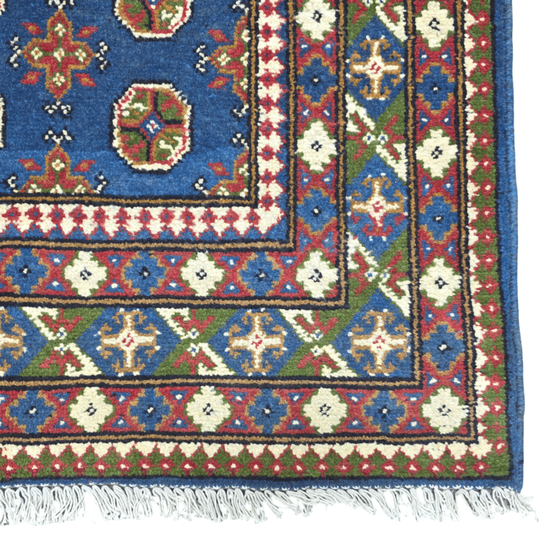 200 x 147 cm Hand-Woven Afghan Akche Rug
