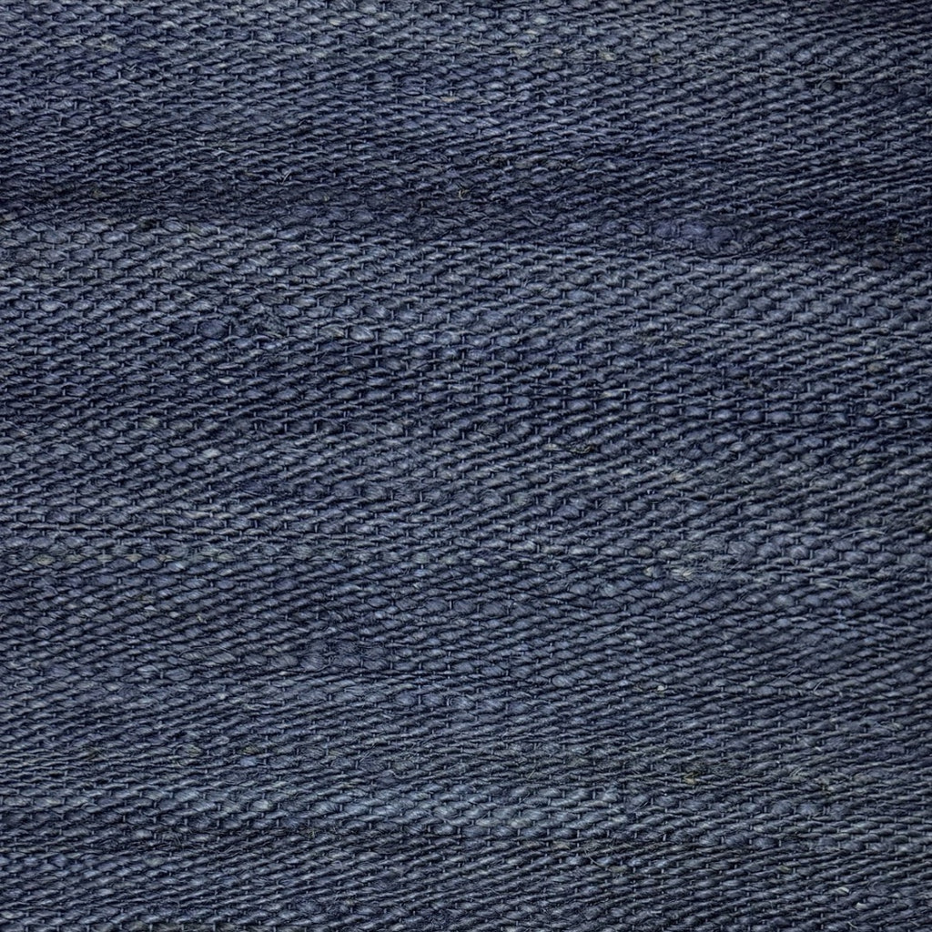 314 x 64 cm Handwoven Jute Runner Rug – Navy Woven Texture