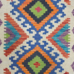 90 x 60 cm Hand-Woven Afghan Kilim