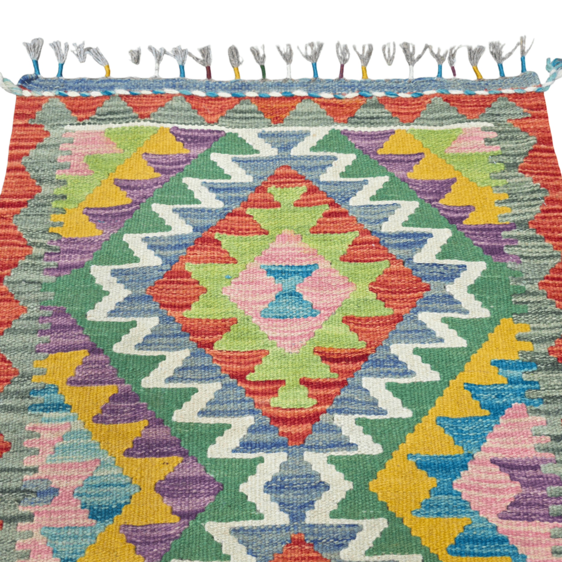 90 x 60 cm Hand-Woven Afghan Kilim