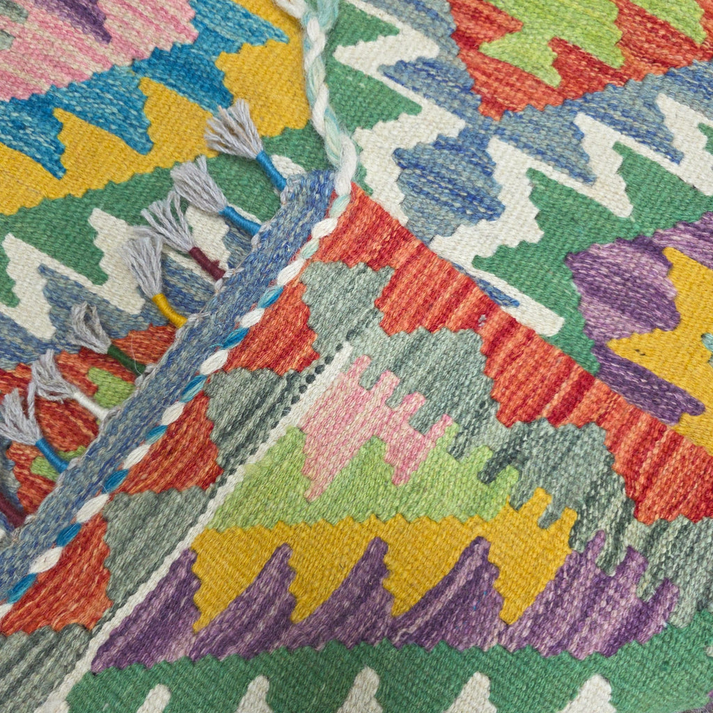 90 x 60 cm Hand-Woven Afghan Kilim