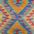 90 x 60 cm Hand-Woven Afghan Kilim
