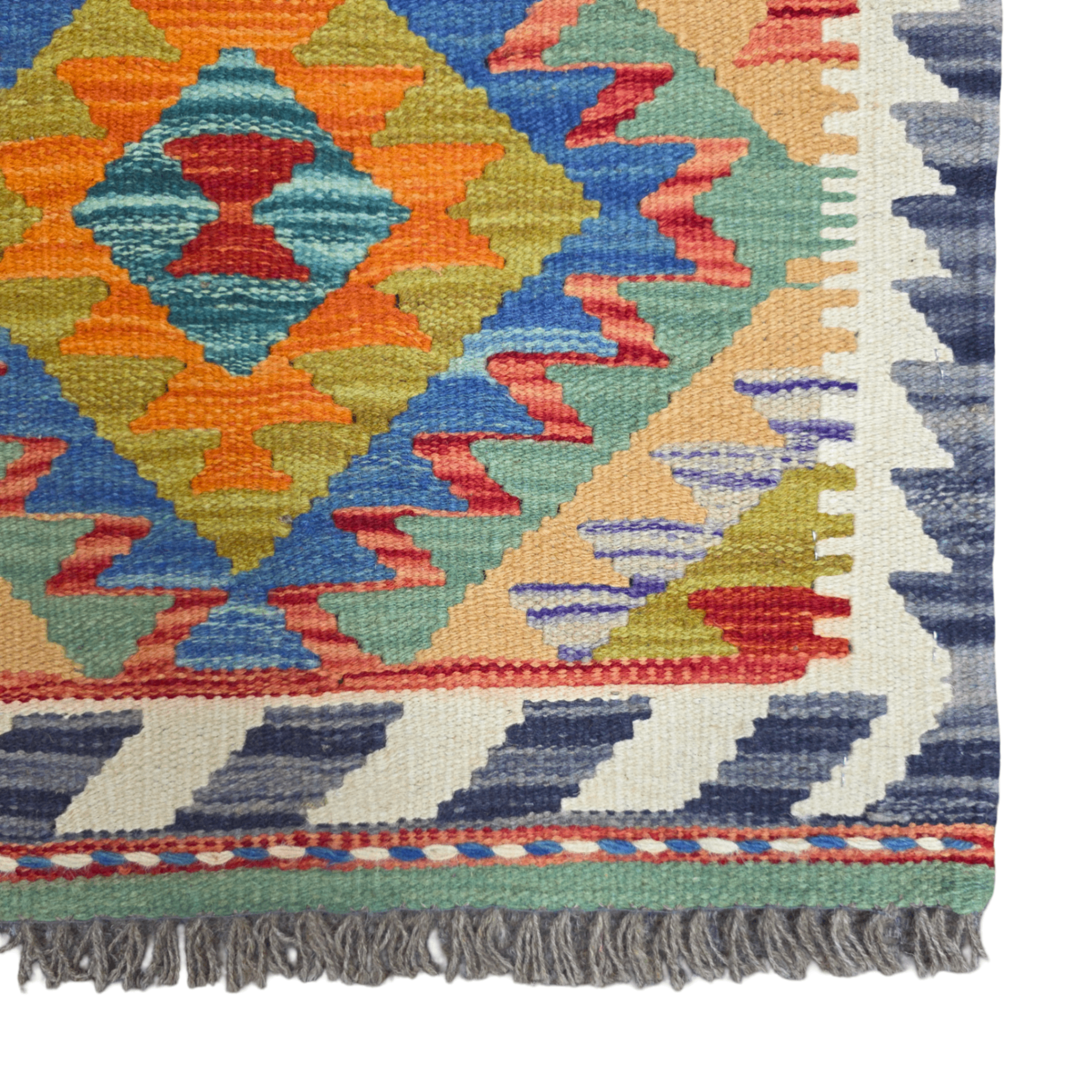 90 x 60 cm Hand-Woven Afghan Kilim