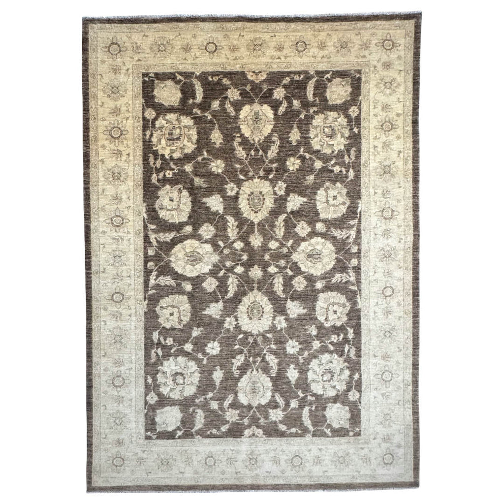 275 x 181 cm Hand-Knotted Afghan Soft Tone Chobi Rug
