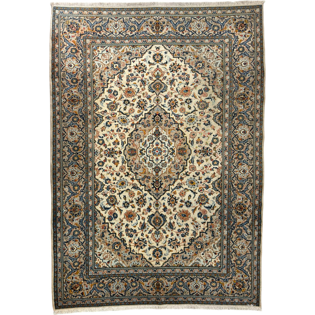 276 × 176 cm Persian Kashan Hand-Knotted Rug