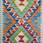 90 x 60 cm Hand-Woven Afghan Kilim