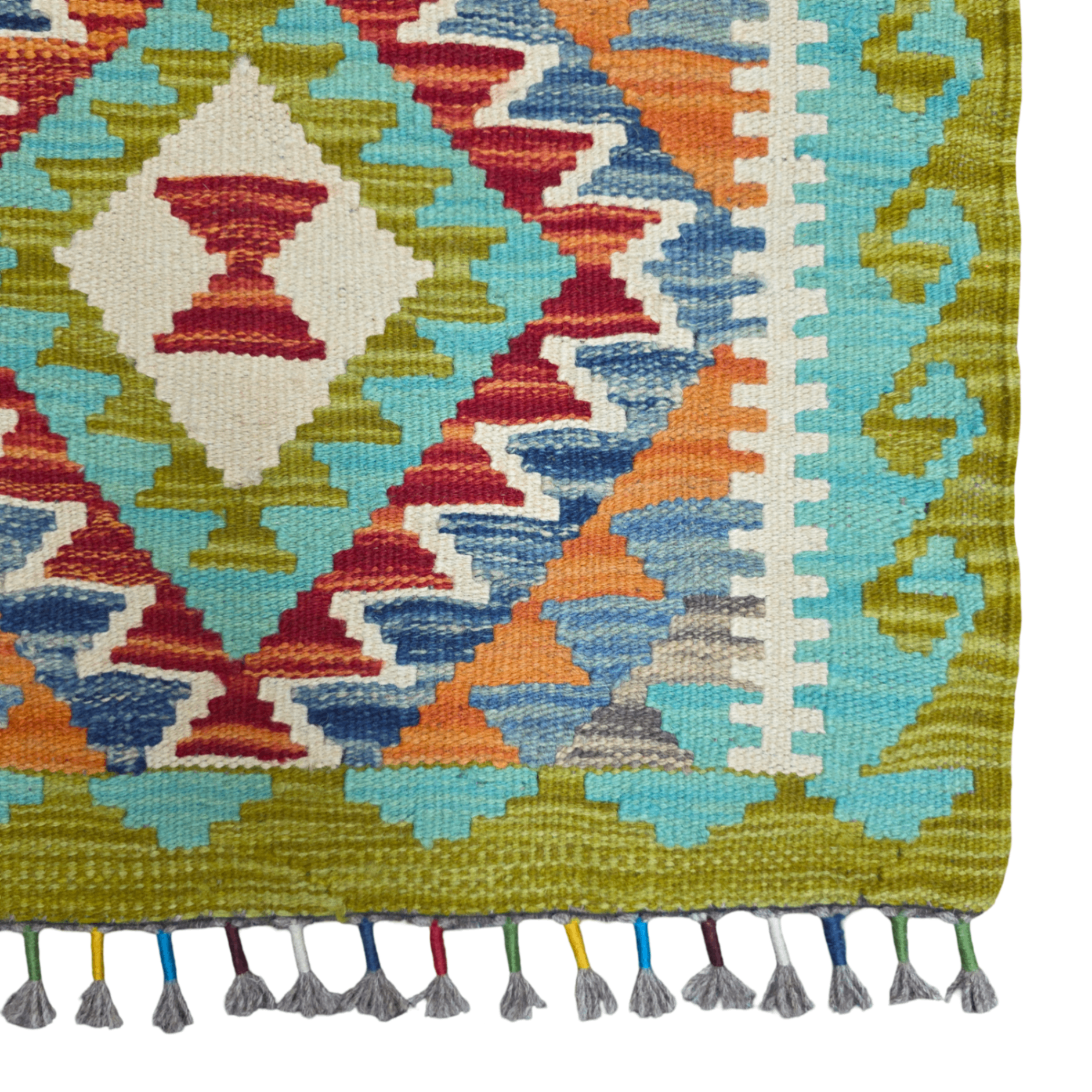 90 x 60 cm Hand-Woven Afghan Kilim