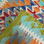 90 x 60 cm Hand-Woven Afghan Kilim