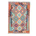 118 x 82 cm Hand Woven Afghan Kilim Rug