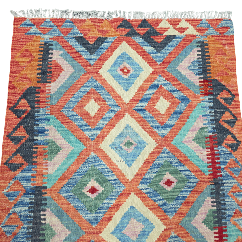 118 x 82 cm Hand Woven Afghan Kilim Rug